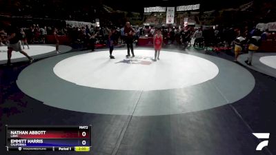 110 lbs Quarterfinal - Nathan Abbott, LAWC vs Emmitt Harris, California