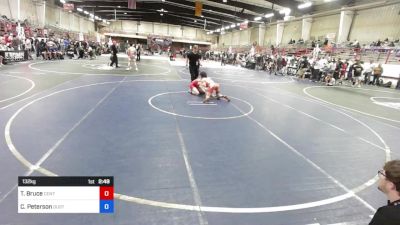 132 kg Quarterfinal - Timothy Bruce, Central High-Grand Junction vs Connor Peterson, Dust Devils