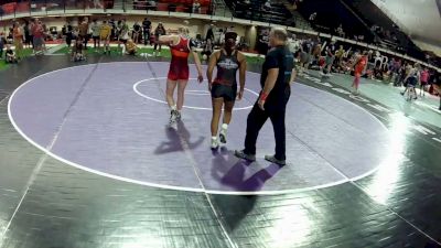 126 lbs Cons. Sub-semis - Marina Luafalemana-Haney, Hawaii vs Adalie Hazlett, Montana