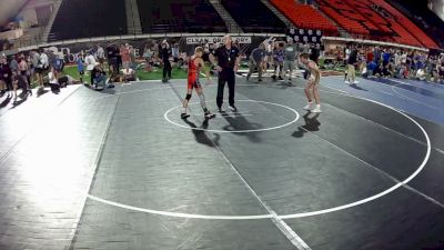 98 lbs Cons. Semis - Gradyn Harvey, Idaho vs Andrew Koster, Oregon
