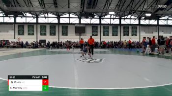 51-55 lbs 5th Place Match - Nico Poeta, Relentless Training Center vs Kyler Murphy, Wilmington Wrestling Club