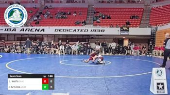 113 lbs Semifinal - Louden Wolfe, Blackwell vs Isaak Arevalo, Arlington Martin