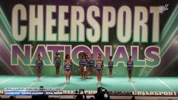 Champions Training Academy - Royal Recon [2026 L3 Junior - Flex - D2 - Small - A Day 1] 2026 CHEERSPORT National All Star Cheerleading Championship