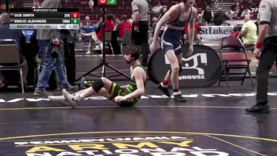 114 lbs First Round - Gus Smith, Spring-Ford vs Emilio Albanese, Emmaus