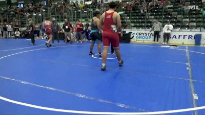 285 lbs Cons. Semis - Jareth Navarro, DC Elite vs Tyler Cunningham, Iron Rams Wrestling Club