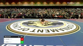 132 lbs Round Of 64 - Brown Micah, Foothill (Palo Cedro) vs Austin Kelly, Wasatch - B