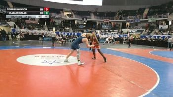 6A 175 lbs Cons. Semi - Demari Johnson, Saraland vs Joaquin Salas, Gulf Shores