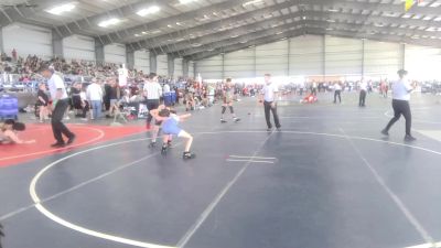 78 lbs Quarterfinal - Colten Lanus, Dolores Bears vs Nico Gomez, Mustang WC