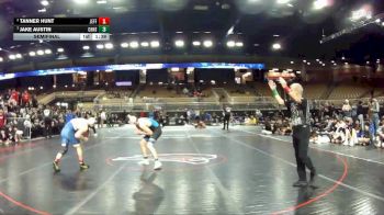 144 lbs Semifinal - Jake Austin, Charlotte Hs vs Tanner Hunt, Jefferson