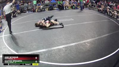 80 lbs Round 2 (6 Team) - Daxton Spexarth, Kansas Mamba vs Jase Seymour, Team Oregon