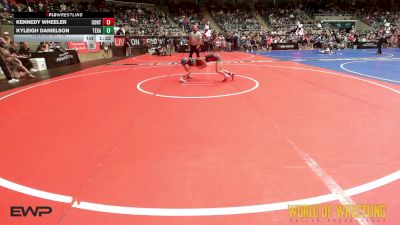 66 lbs Round Of 16 - Kennedy Wheeler, Contender Wrestling Academy vs Kyleigh Danielson, Texas Elite Wrestling Club