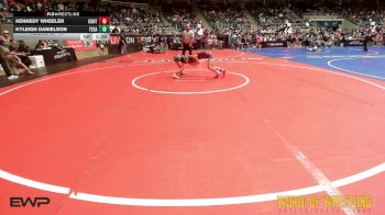 66 lbs Round Of 16 - Kennedy Wheeler, Contender Wrestling Academy vs Kyleigh Danielson, Texas Elite Wrestling Club