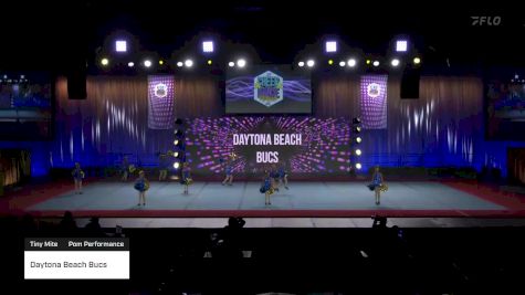 Daytona Beach Bucs [2022 Tiny Mite Pom Performance] 2022 Pop Warner National Cheer & Dance Championship