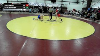 132 lbs 9th Place Match - Stryker Lee, North Sanpete vs Izzac McIntyre, Carbon