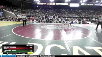 2A 113 lbs Semifinal - Tommy Angell, Malad vs Ches Lee Webb, Ririe