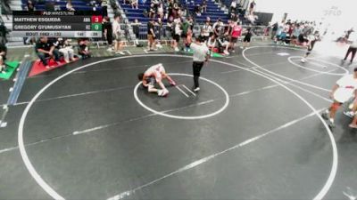 132 lbs Cons. Semi - Gregory Gyumushyan, Birmingham Charter vs Matthew Esqueda, Arete Wrestling Academy