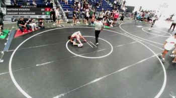132 lbs Cons. Semi - Gregory Gyumushyan, Birmingham Charter vs Matthew Esqueda, Arete Wrestling Academy