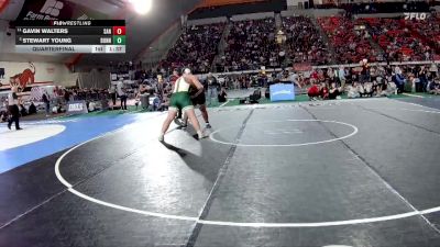 5A 285 lbs Quarterfinal - Stewart Young, Bonneville vs Gavin Walters, Sandpoint