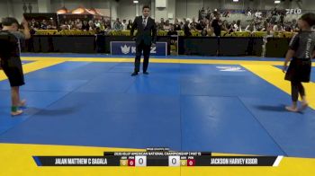 Jackson Harvey Kisor vs Jalan Matthew C Sagala 2026 American National IBJJF Jiu-Jitsu Championship