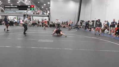 113 lbs Quarterfinals (8 Team) - Ethan Andreula, Savage WA Nightmares vs Chase Phillips, Barn Brothers BlueWave