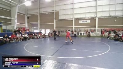 165 lbs Placement Matches (8 Team) - Leo Ashurov, Texas Red vs Jaiden Matta, Arizona