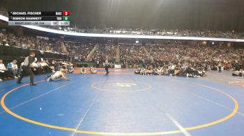 3A 144 lbs 1st Place Match - Simeon Hammett, Trinity High School vs Michael Fischer, Mount Airy High School