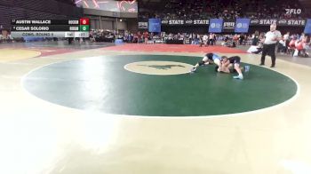 Boys 2A 138 lbs Cons. Round 5 - Cesar Solorio, Ridgefield vs Austin Wallace, Hockinson