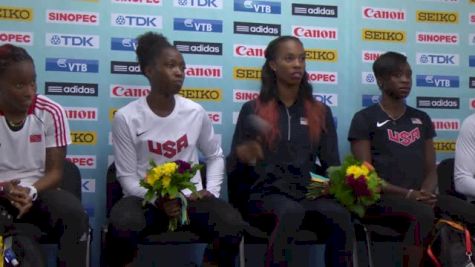 Bartoletta tells us why the US women's exchanges were so good!