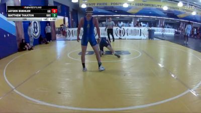 126 lbs Round 2 (8 Team) - Matthew Thaxton, Wakulla WC vs Jayden Buehler, Greasers