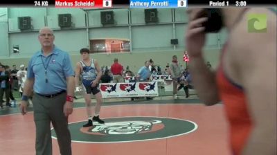 74kg Quarter-finals Markus Schiedel (NY) vs. Anthony Perrotti (NJ)