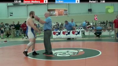 125kg Quarter-finals Connor Medbery (CO) vs. Ty Walz (OH)