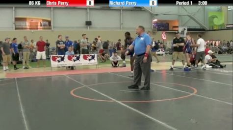 86kg Quarter-finals Chris Perry (OK) vs. Richard Perry (NY)