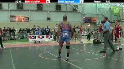 86kg Quarter-finals Blake Stauffer (AZ) vs. Enock Francois (NY)