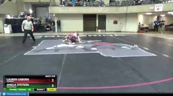 120 lbs Cons. Round 3 - Lauren Osborn, Slinger vs Amelia Stetson, Reedsville