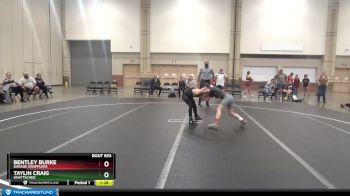 95 lbs Round 3 - Bentley Burke, Garage Grapplers vs Taylin Craig, Unattached