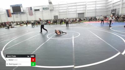 54 lbs Semifinal - Liam Baker, Savage House WC vs Braxton Rodriguez, Grindhouse WC