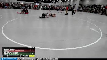 125 lbs Champ. Round 3 - Dru Turner, Tough N Technical Wrestling Club (TNTWC) vs Madalyn Deiter, North Montana Wrestling Club