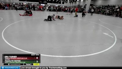 125 lbs Champ. Round 3 - Dru Turner, Tough N Technical Wrestling Club (TNTWC) vs Madalyn Deiter, North Montana Wrestling Club