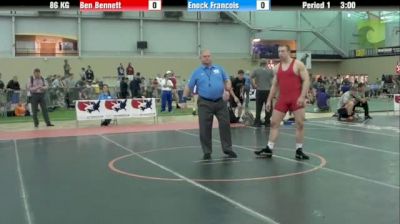 86kg Semi-finals Ben Bennet (MI) vs. Enock Francois (NY)