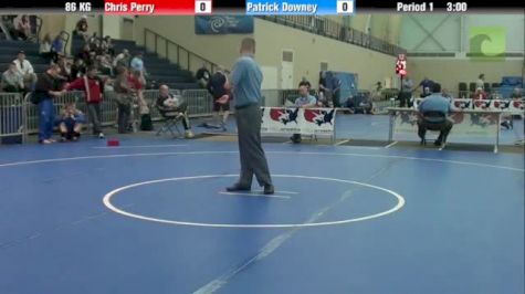 86kg Semi-finals Chris Perry (OK) vs. Patrick Downey (NY)