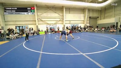 190 lbs Champ. Round 3 - Chase Allen, Morgan vs Ridge Jobe, American Leadership Academy - Gilbert North