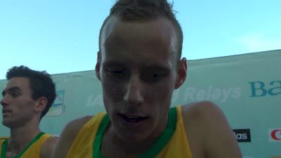 Gregson after getting Australia 4th