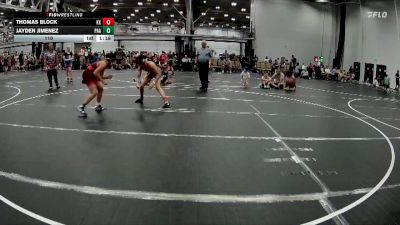 110 lbs Round 7 (8 Team) - Thomas Block, Kardiac Kidz vs Jayden Jimenez, PA Alliance