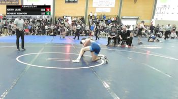132 lbs Quarterfinal - Gavin Lane, Shawsheen vs Robert Newton, Scituate RI