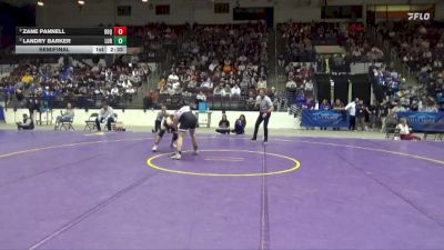 184 lbs Semifinal - Zane Pannell, University Of Dubuque vs Landry Barker, Loras