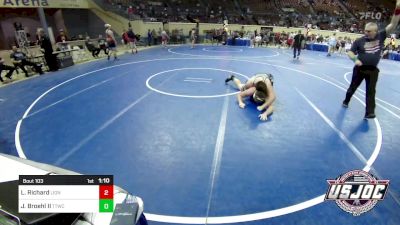 Semifinal - Logan Richard, Lions Wrestling Academy vs Jon Broehl II, Team Tulsa Wrestling Club