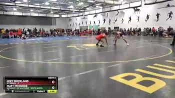 141 lbs Round 2 (8 Team) - Joey Buckland, Otterbein vs Matt McEnroe, University Of Wisconsin - White Water