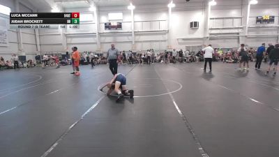 84 lbs Round 7 (8 Team) - Judah Brockett, Dayton Bandits vs Luca McCann, 84 Athletes