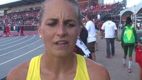 Oregon's Sarah Penney after her solid prelim 1500