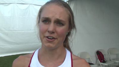 Wisconsin's Molly Hanson after her 1500 prelim